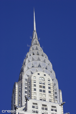 Top of the Chrysler building, Manhattan, New Y...